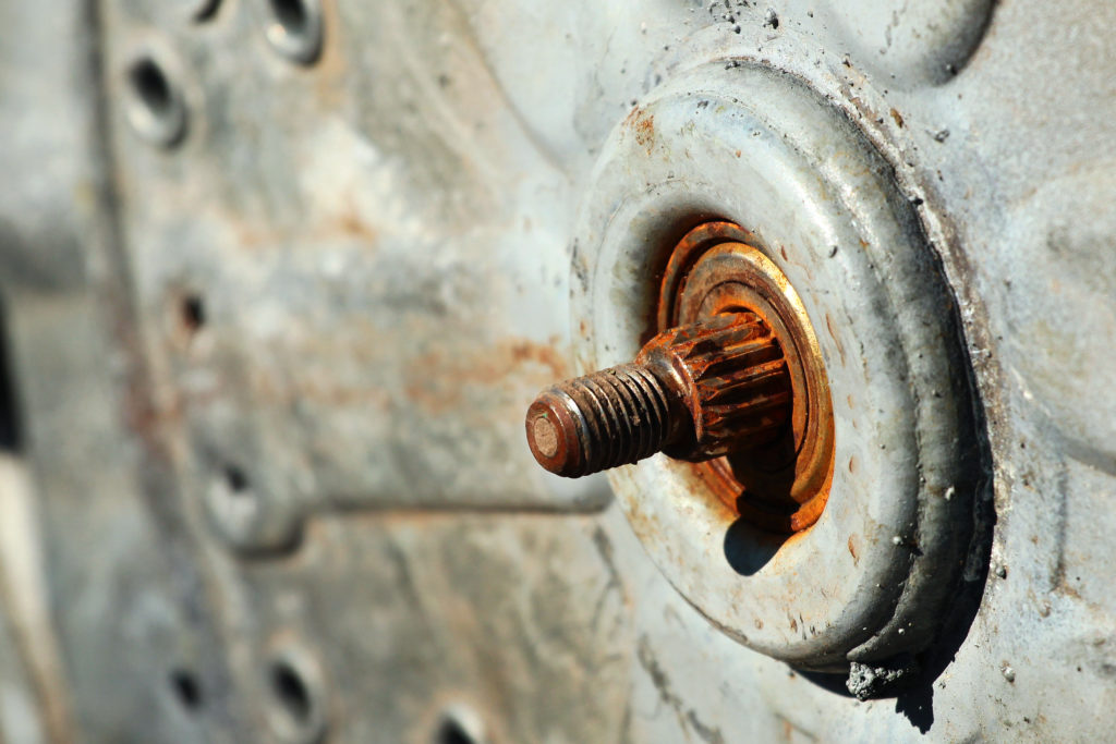 rusted screw
