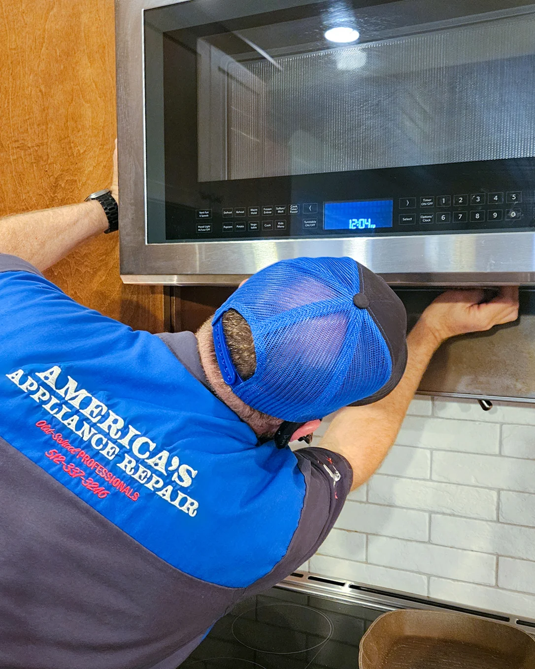 Highly skilled technician at work