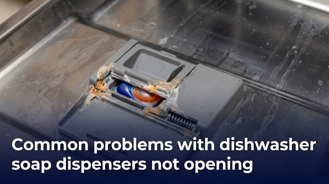 Common problems with dishwasher soap dispensers not opening — Americas Appliance Repair